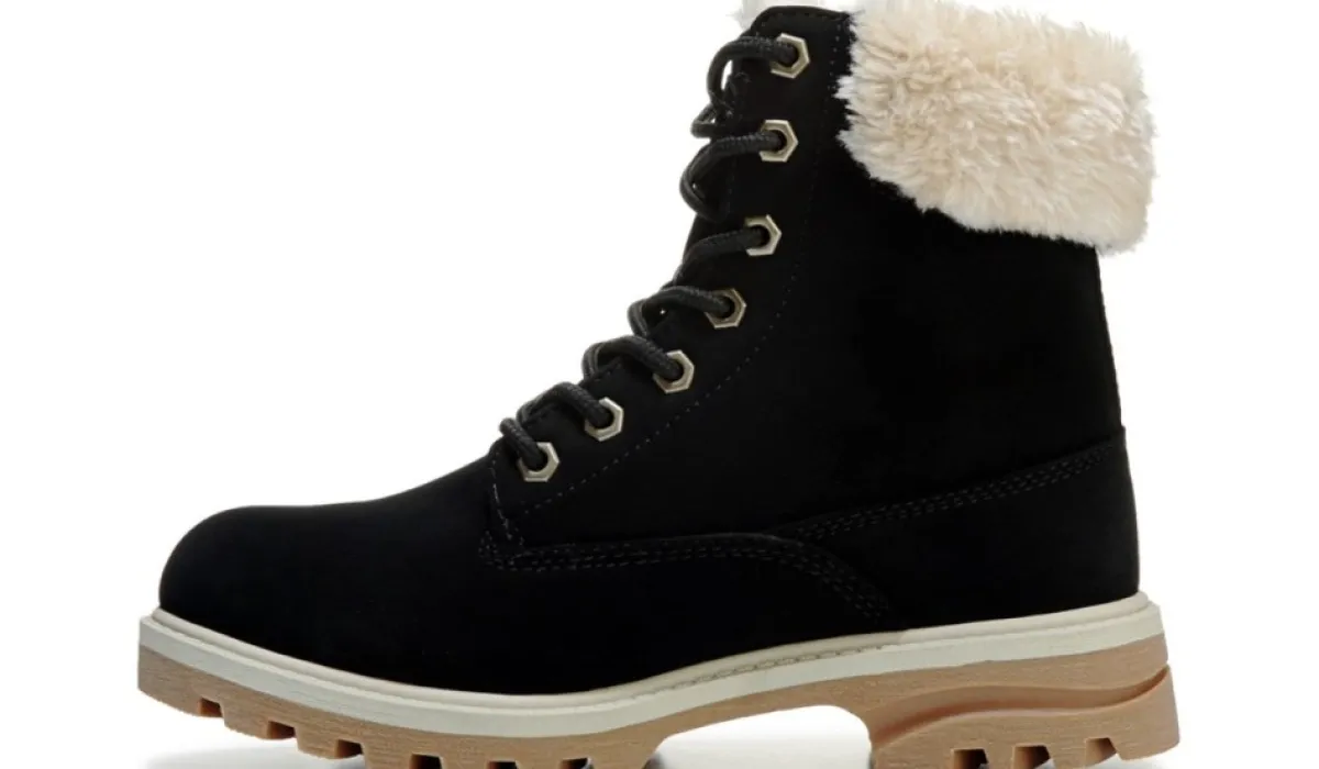 Lugz Bottes^Botte Haute Ornee De Fourrure Empire Pour Femmes