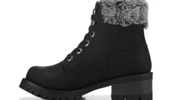 Lugz Bottes^Botte Haute Ornee De Fourrure Empire Pour Femmes
