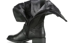 Taxi Bottes^Botte Impermeable Sara Large Pour Mollets Forts Pour Femmes