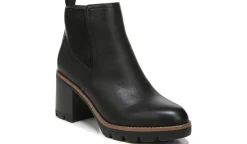 Naturalizer Bottes^Bottillon A Talon Bloc Madalynn A Decoupes Elasticisees Pour Femmes