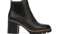 Naturalizer Bottes^Bottillon A Talon Bloc Madalynn A Decoupes Elasticisees Pour Femmes