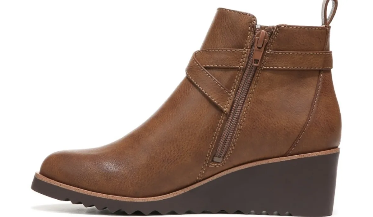 LifeStride Bottes^Bottillon A Talon Compense Zinfandel Moyen Et Large Pour Femmes