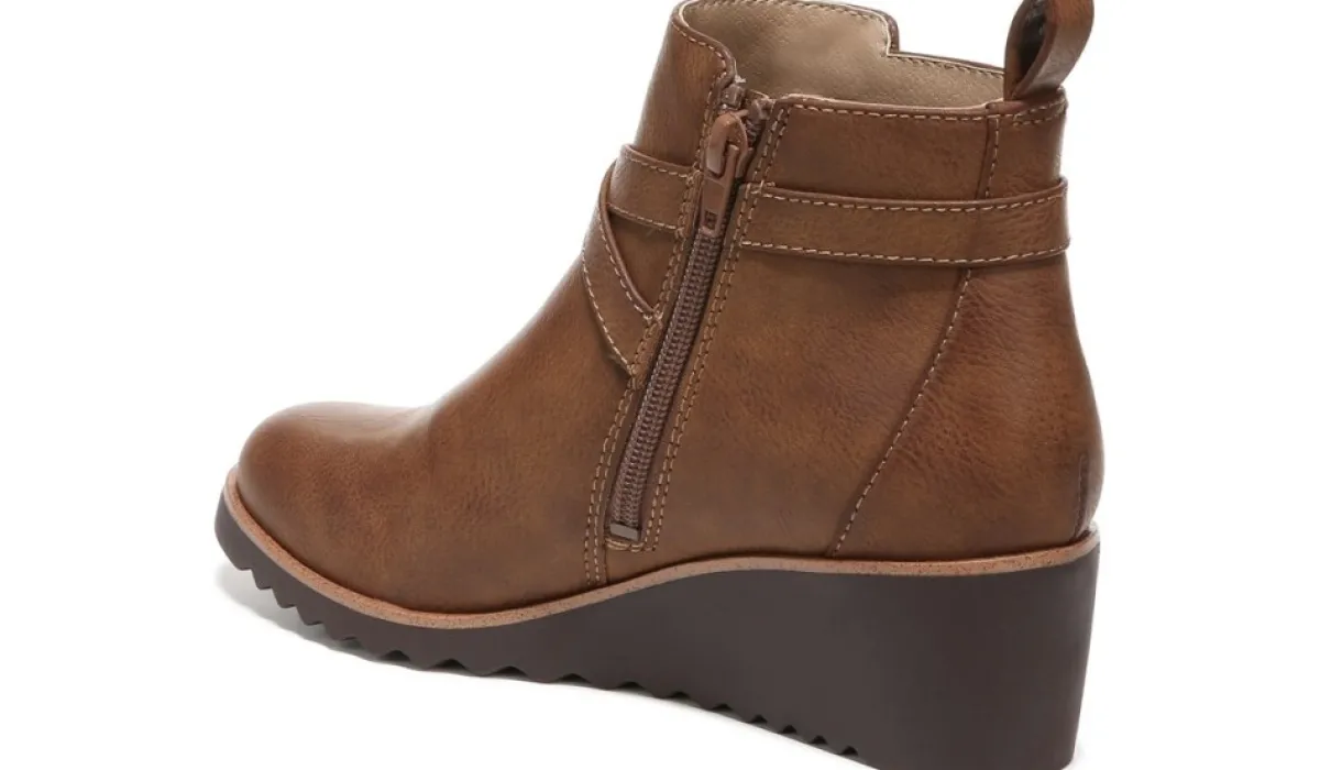 LifeStride Bottes^Bottillon A Talon Compense Zinfandel Moyen Et Large Pour Femmes