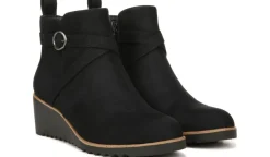 LifeStride Bottes^Bottillon A Talon Compense Zinfandel Moyen Et Large Pour Femmes