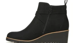 LifeStride Bottes^Bottillon A Talon Compense Zinfandel Moyen Et Large Pour Femmes