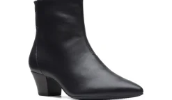 Clarks Bottes^Bottillon En Cuir Teresa Pour Femmes