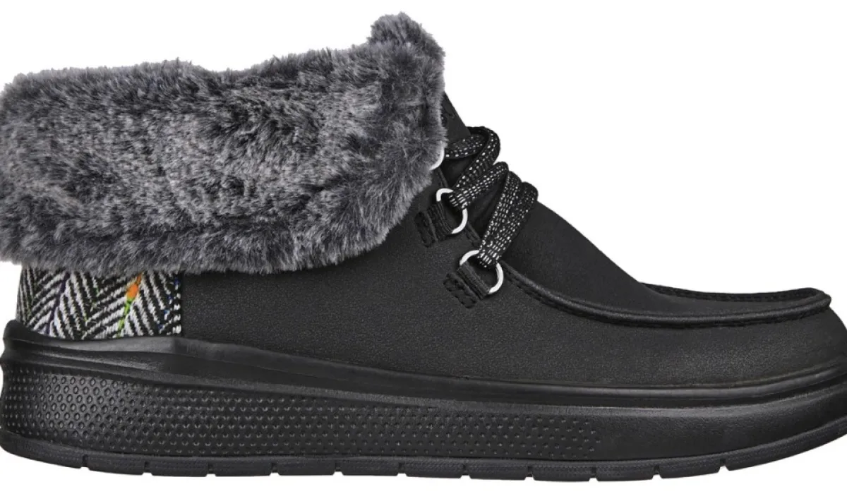 Skechers Bottes^Bottillon Sport En Fourrure Bobs Skipper Wave Pour Femmes