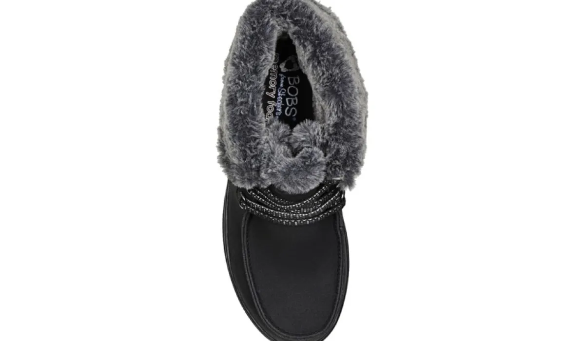 Skechers Bottes^Bottillon Sport En Fourrure Bobs Skipper Wave Pour Femmes