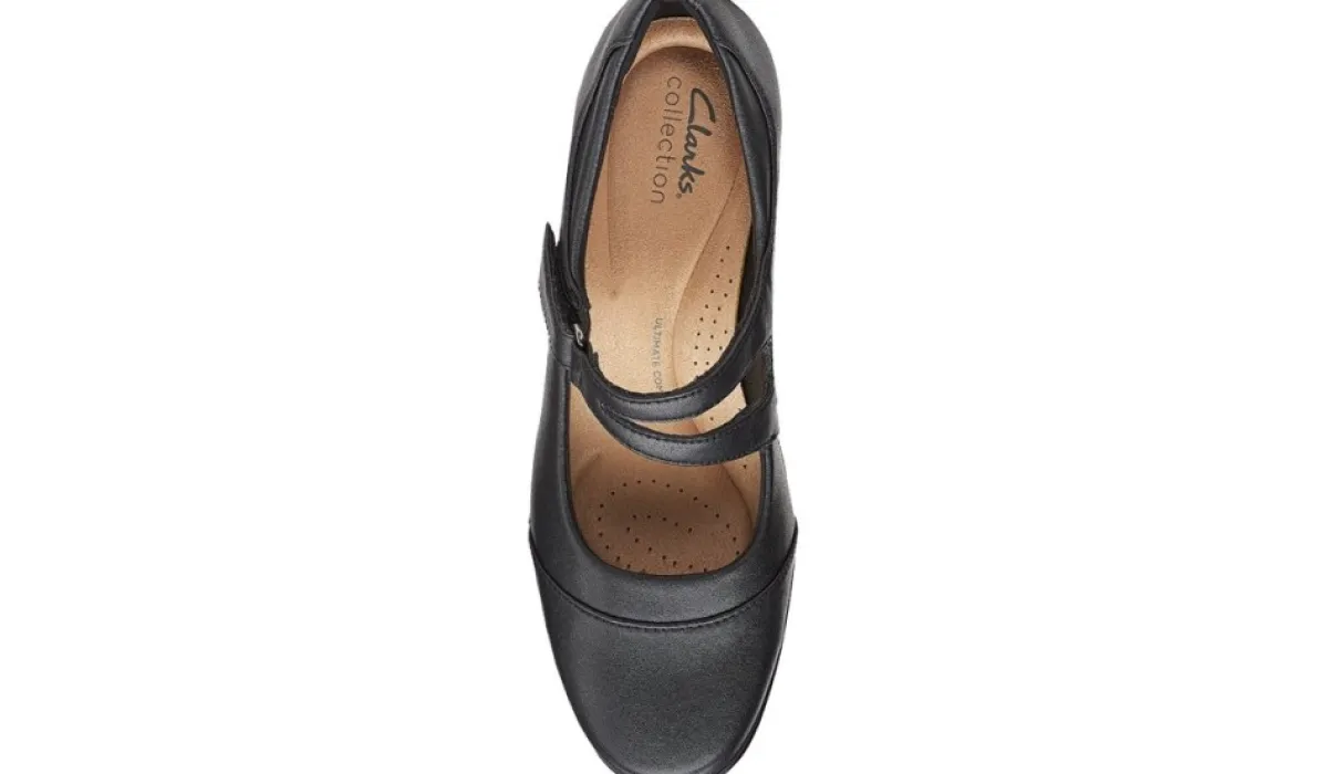 Clarks Sandales^Chaussure A Talon Bloc Emily Pearl Pour Femmes