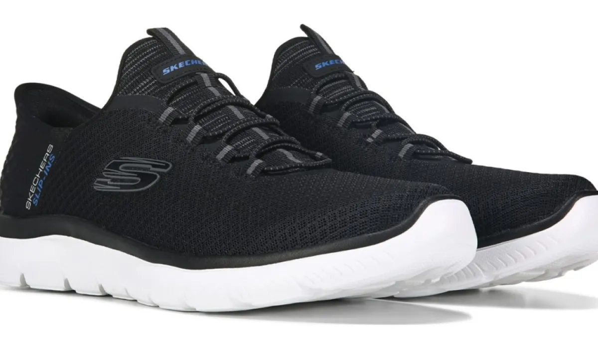 Skechers Chaussures Sport^Chaussure De Sport Fourreau Slip-Ins Summits Moyenne Et Large Pour Hommes