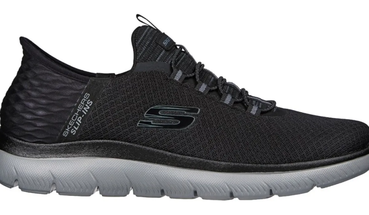 Skechers Chaussures Sport^Chaussure De Sport Fourreau Slip-Ins Summits Moyenne Et Large Pour Hommes