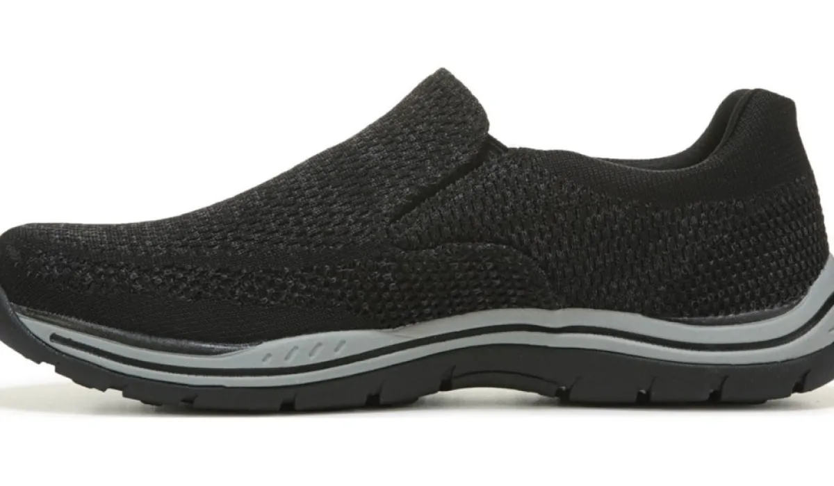 Skechers Chaussures Sport^Chaussure Fourreau Gomel A Mousse Viscoelastique Pour Hommes - Moyen/Large