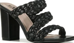 Taxi Talons^Chaussure Habillee A Talon Bloc Avec Bride Tressee Polly Pour Femmes