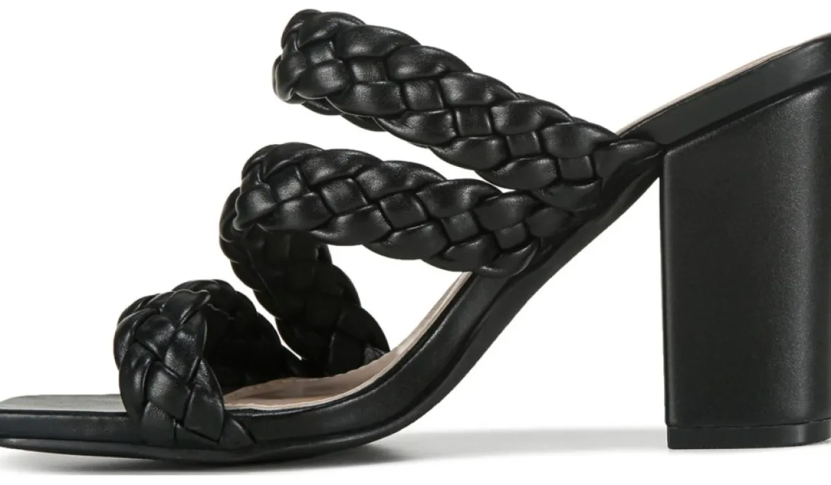 Taxi Talons^Chaussure Habillee A Talon Bloc Avec Bride Tressee Polly Pour Femmes