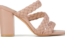 Taxi Talons^Chaussure Habillee A Talon Bloc Avec Bride Tressee Polly Pour Femmes