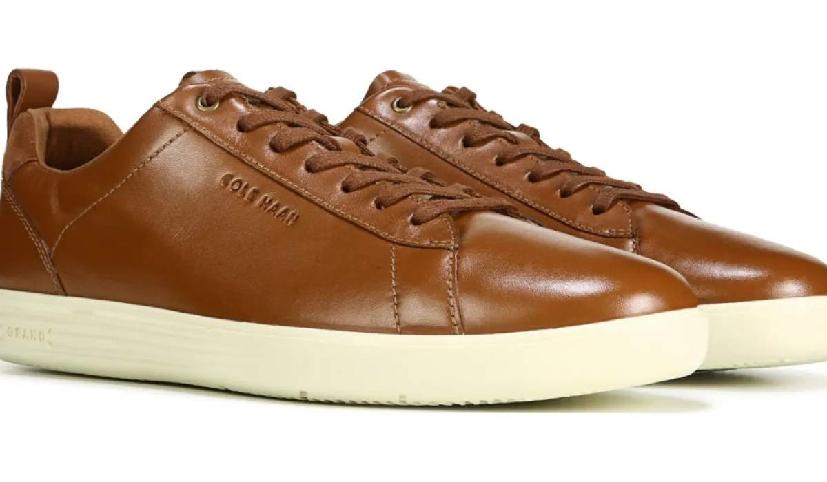Cole Haan Chaussures Sport^Chaussure Sport En Cuir Grand Plus Crosscourt Pour Hommes