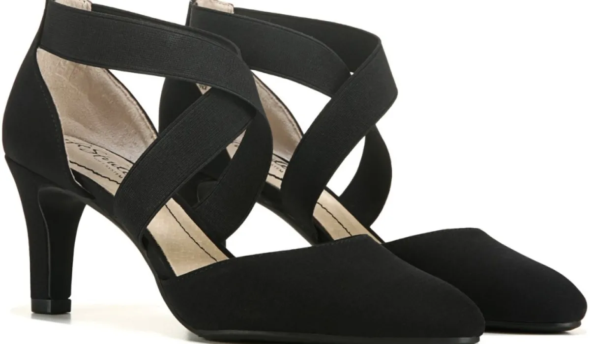 LifeStride Talons^Escarpin Habille A Bout Ouvert Gallery Moyen Et Large Pour Femmes