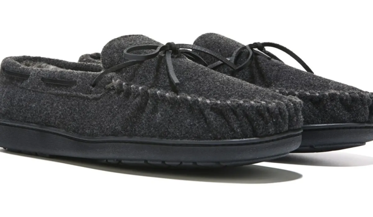 Minnetonka Moccasin Pantoufles^Pantoufle Flynn Fleece Pour Hommes