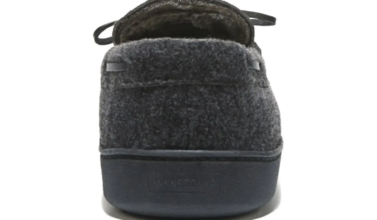 Minnetonka Moccasin Pantoufles^Pantoufle Flynn Fleece Pour Hommes