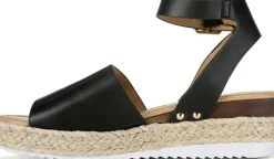 Taxi Sandales^Sandale A Talon Compense De Style Espadrille Audrey Pour Femmes