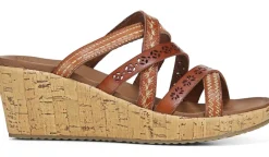 Skechers Sandales^Sandale A Talon Compense Beverlee Tiger Posse Pour Femme