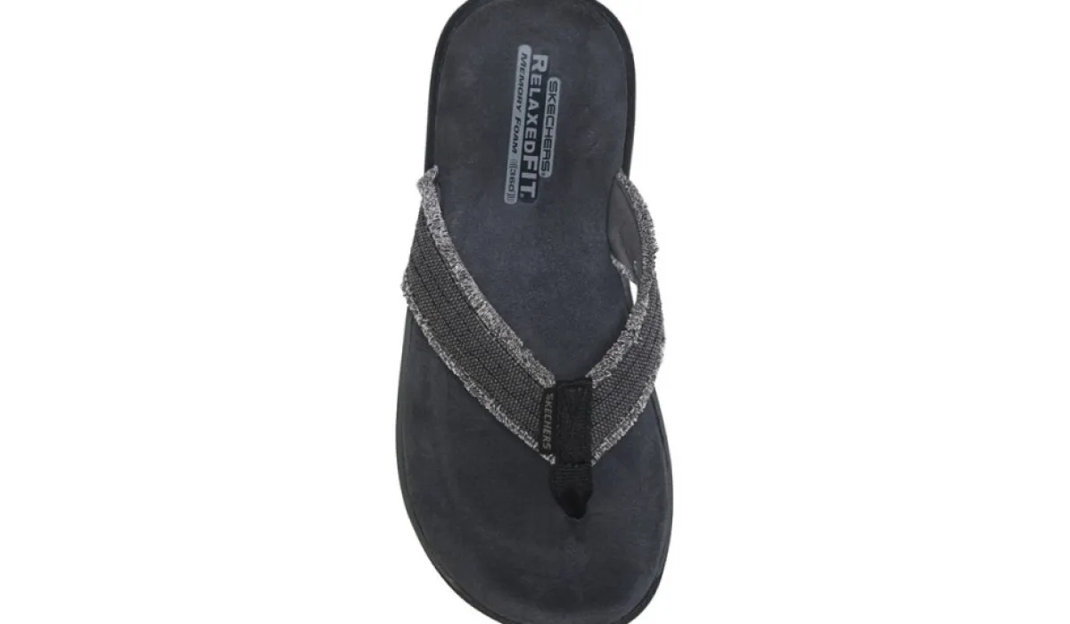 Skechers Sandales^Tong Bosnia En Mousse Viscoelastique Pour Hommes - Moyen/Large