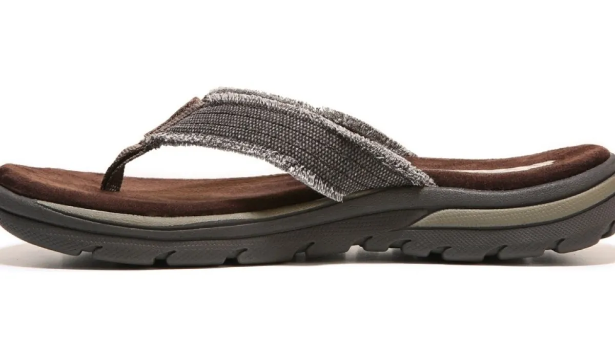 Skechers Sandales^Tong Bosnia En Mousse Viscoelastique Pour Hommes - Moyen/Large